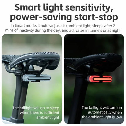 2488ROCKBROS REX02 Intelligentes Fahrrad-Rücklicht