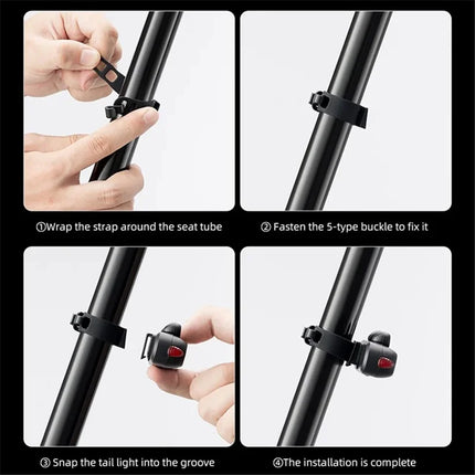 2321Luz trasera de bicicleta ROCKBROS RFL02 LED