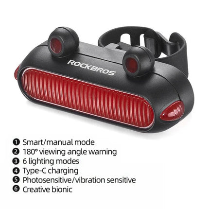 2321Luz trasera de bicicleta ROCKBROS RFL02 LED