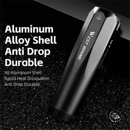 1414Phare de vélo multifuncional con detección de luz 600 lúmenes Tipo-C