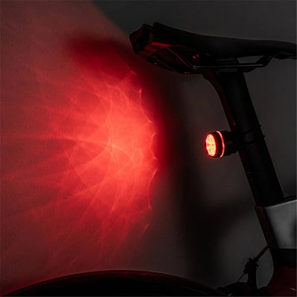 2316Luz trasera de bicicleta inteligente, impermeable