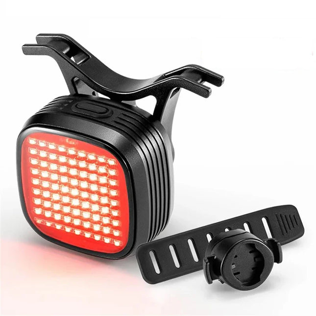 457 Waterproof LED Bicycle Rear Light, 12 Modes