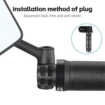 414 Rotating Bicycle Handlebar Mirror – Safety Mirror