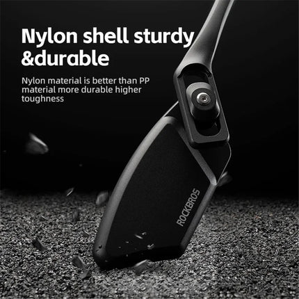 2264 Espejo retrovisor de bicicleta de acero inoxidable con rotación 360° - Lado izquierdo