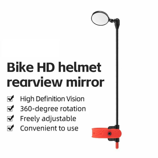 1103Rétroviseur  rotatif à 360 degrés, extensible - Rouge