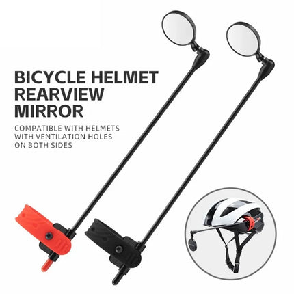 1103Rétroviseur  rotatif à 360 degrés, extensible - Rouge