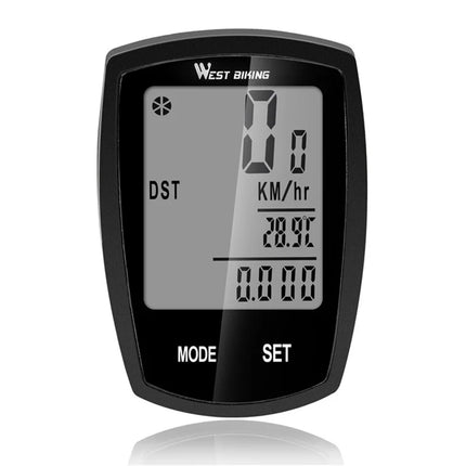 672 Contatore Digitale per Bicicletta LED Velocità Cronometro