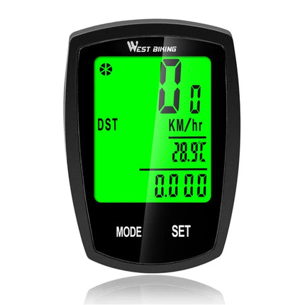 672 Contatore Digitale per Bicicletta LED Velocità Cronometro