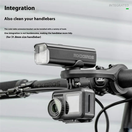 255Support ROCKBROS in nylon per contachilometri, luce o videocamera – bici da corsa