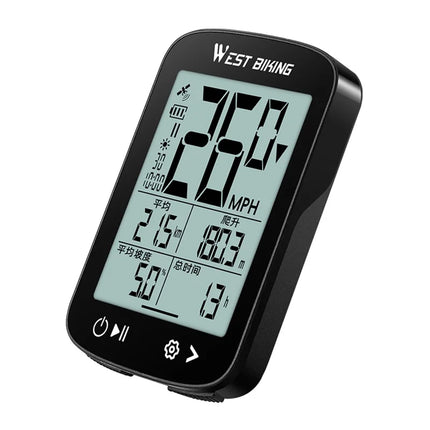 Ordinateur de vélo GPS étanche 2.pouces écran LCD