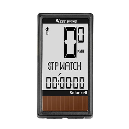 1791 Contador de bicicleta solar inalámbrico para MTB y carretera