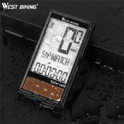 1791 Contador de bicicleta solar inalámbrico para MTB y carretera