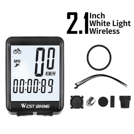 712 Contachilometri per bici senza fili per MTB e strada, schermo retroilluminato impermeabile