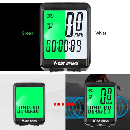 712 Contachilometri per bici senza fili per MTB e strada, schermo retroilluminato impermeabile