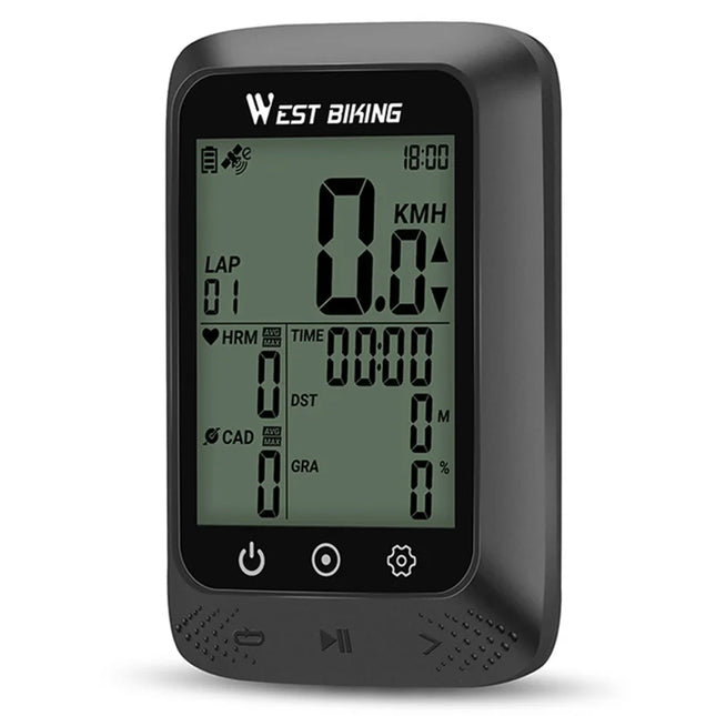 740Compteur de vélo GPS pour VTT et route  vitesse numérique sans fil