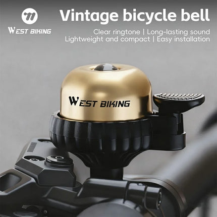 Vintage wasserdichte Kupfer-Fahrradklingel