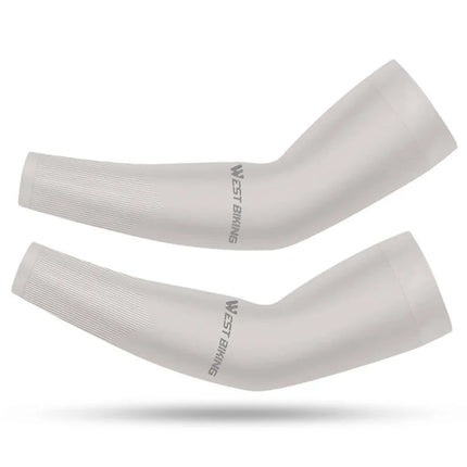 737 Maniche per Braccia in Seta Ghiacciata Rinfrescanti Protezione Solare