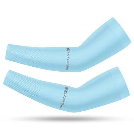 746 Cooling Ice Silk Arm Sleeves Sun Protection