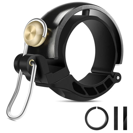 1567Mini campainha de bicicleta, caixa em cobre - Preto