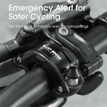 459Campanello per bicicletta a forma di delfino - Nero