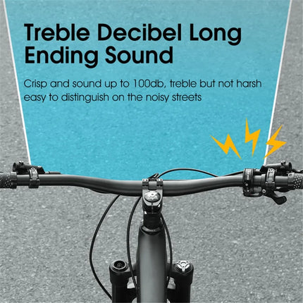 459Campanello per bicicletta a forma di delfino - Nero