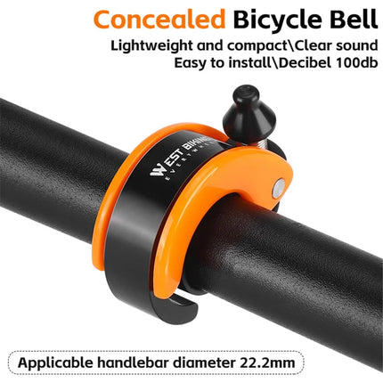 1119Sonnette de vélo en forme de dauphin  - Orange