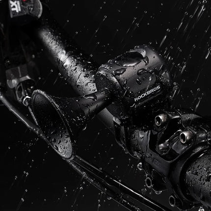 774Klaxon de vélo électrique ABS + PC, sonnette d&amp;#39;avertissement de cyclisme à décibel élevé - Noir