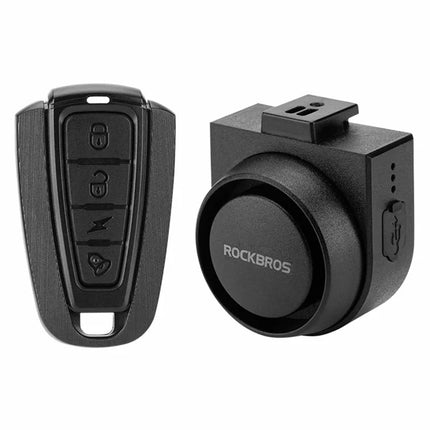 1835 Timbre de bicicleta antirrobo IPX5 impermeable con control remoto inalámbrico