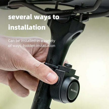 1835 Timbre de bicicleta antirrobo IPX5 impermeable con control remoto inalámbrico