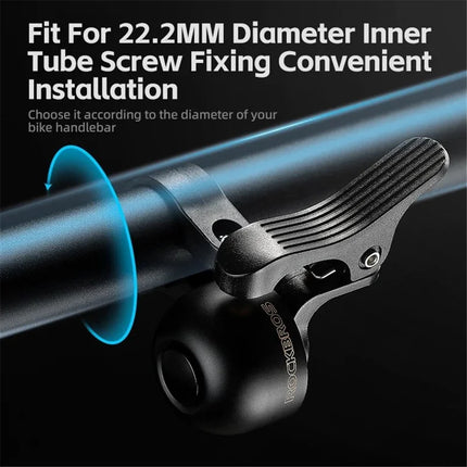 2175ROCKBROS Timbre de bicicleta de aleación de cobre - Derecho