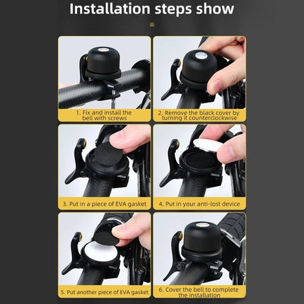 2188ROCKBROS BT-1 Timbre de bicicleta en aleación de cobre