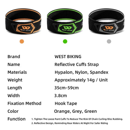 1655 Reflective Elastic Bands for Outdoor Cycling