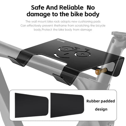 1708 Soporte mural para bicicleta poco voluminoso