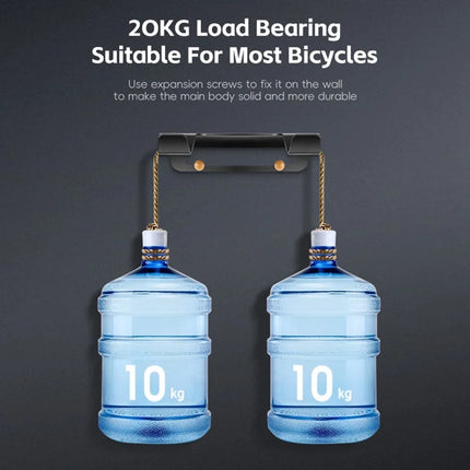 1708 Soporte mural para bicicleta poco voluminoso