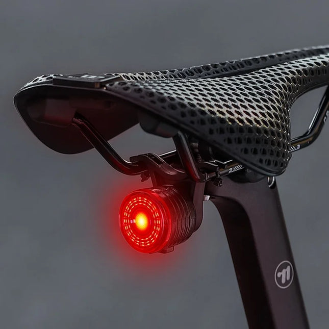 1474Luce Posteriore per Bicicletta 4 Modalità Rilevamento Intelligente Avviso