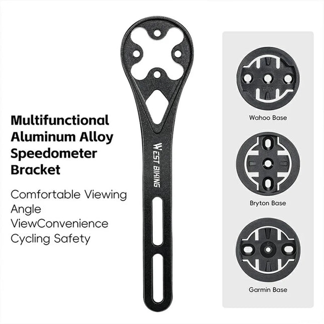 612 Extension support for bicycle meter in aluminum alloy