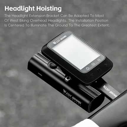 612 Extension support for bicycle meter in aluminum alloy