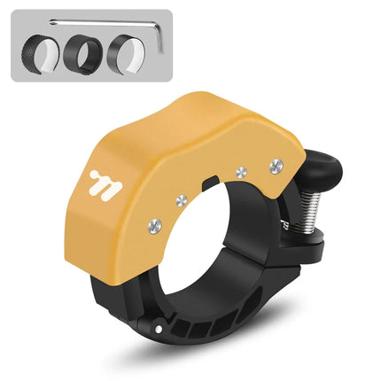 1511 Fahrradklingel aus Aluminiumlegierung - Schwarz+Gelb