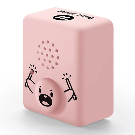 400Sonnette WEST BIKING 120dB rose, enregistrement audio, électronique VTT