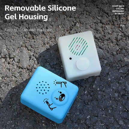 400Sonnette WEST BIKING 120dB rose, enregistrement audio, électronique VTT