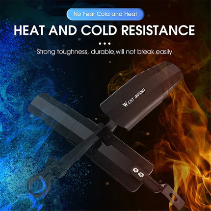 853 Coppia di protezioni per parafanghi telescopiche anteriore e posteriore