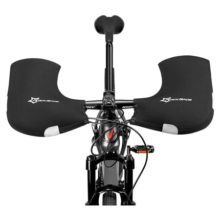 1703Par de luvas de ciclismo quentes corta-vento