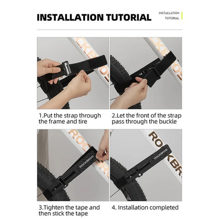 2485 Correa ajustable de estabilización de rueda de bicicleta multifunción