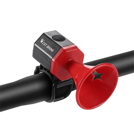 835Campanello per bicicletta con suono di avvertimento 90 dB ricaricabile via USB