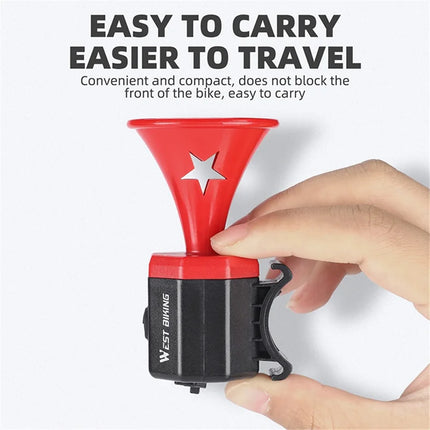 835Campanello per bicicletta con suono di avvertimento 90 dB ricaricabile via USB