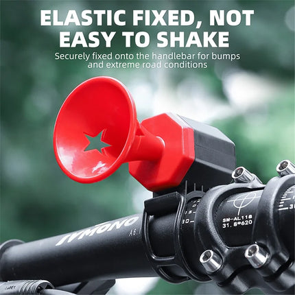 835Campanello per bicicletta con suono di avvertimento 90 dB ricaricabile via USB