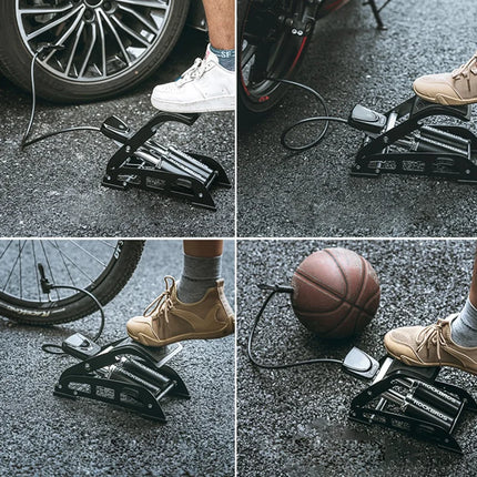 2350Pompe à pied à double cylindre avec écran numérique 160 PSI