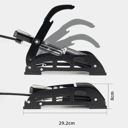 2350Pompe à pied à double cylindre avec écran numérique 160 PSI