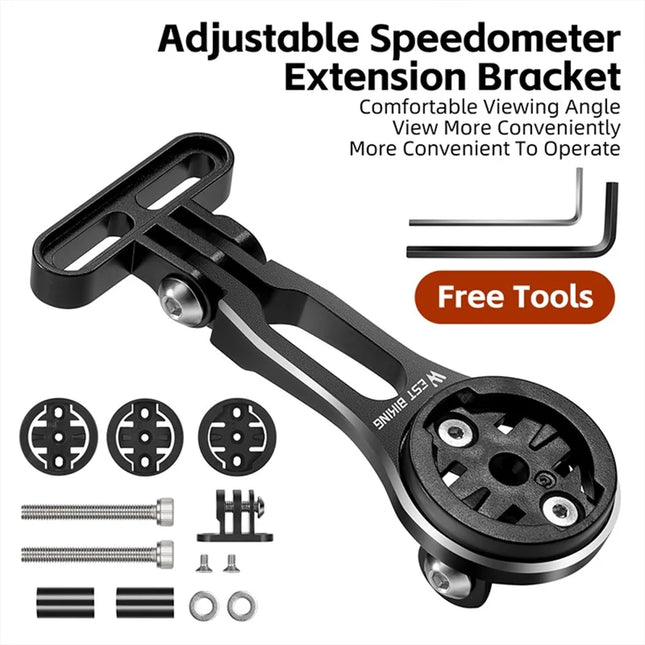 649 Adjustable Speedometer Extension Mount for Cycling