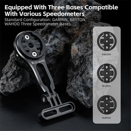 649 Adjustable Speedometer Extension Mount for Cycling